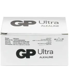 GP Battery ALKALINE BATTERIES LR03 /AAA GP ULTRA 40PCS.