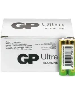 GP Battery ALKALINE BATTERIES LR03 /AAA GP ULTRA 40PCS.
