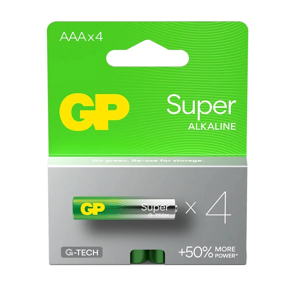 GP Battery Alkaline batteries LR03 /SSS SUPER 4 pcs