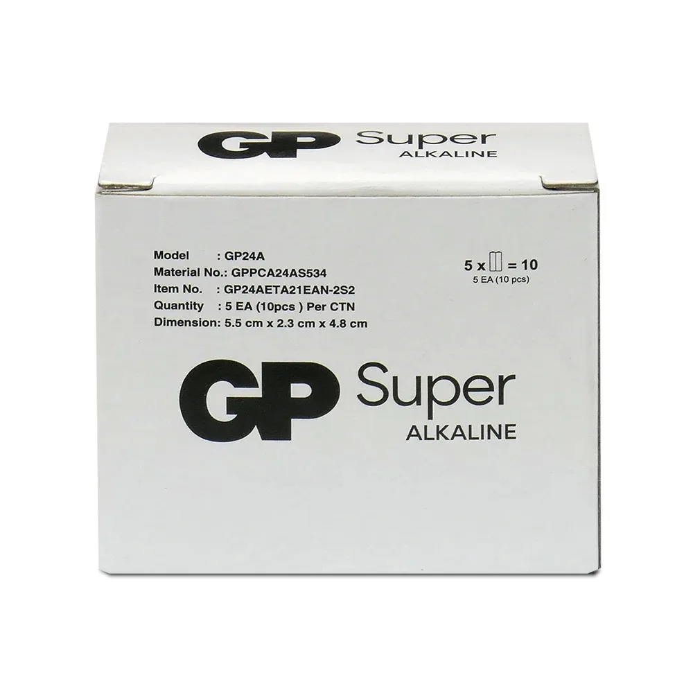 GP Battery Alkaline batteries LR03 /AAA SUPER 10 pcs - Image 3