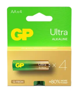 GP Battery ALKALINE BATTERIES LR6/ AA GP ULTRA 4PCS.