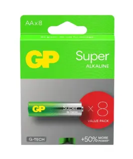 GP Battery Alkaline batteries LR6/ AA SUPER 8 pcs