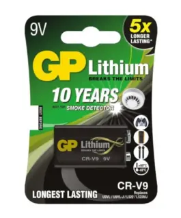 GP Battery GP Lithium battery 9V L522/LA522/6F22 blister pack - 1 pc.