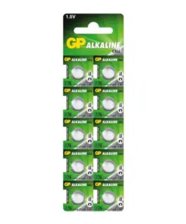 GP Battery Alkaline batteries MINI GP A76/G13/AG13/L1154/LR44/157/V13GA/RW82 blister pack - 10 pcs.