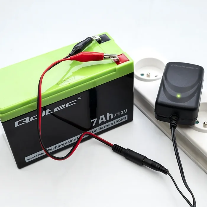 Qoltec зарядно for AGM GEL STD 6V battery 1A - Image 2