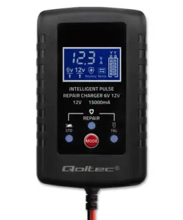 Qoltec зарядно for AGM GEL STD 6V 12V 2A LED display
