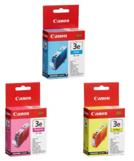 КОМПЛЕКТ 3 ГЛАВИ ЗА CANON i550/850/6100/6500/S400/S500/S600/S45000 - BJC-3000/BJC-6000 - Multi pack - BCI-3eC (BCI3eC)/B