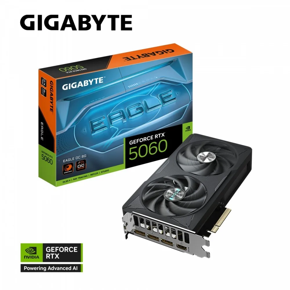 Gigabyte видео карта GeForce RTX 5060 EAGLE OC 8G GDDR7 3DP/HDMI - Image 2