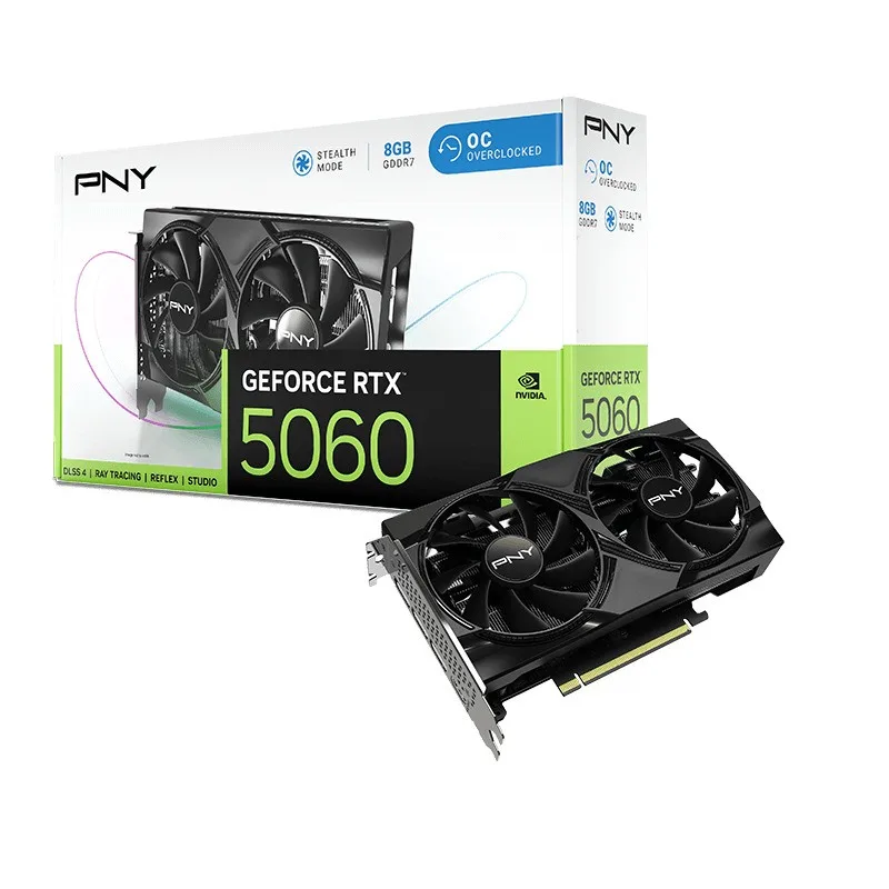 PNY видео карта GeForce RTX5060OC 8GB VCG50608DFXPB1-O