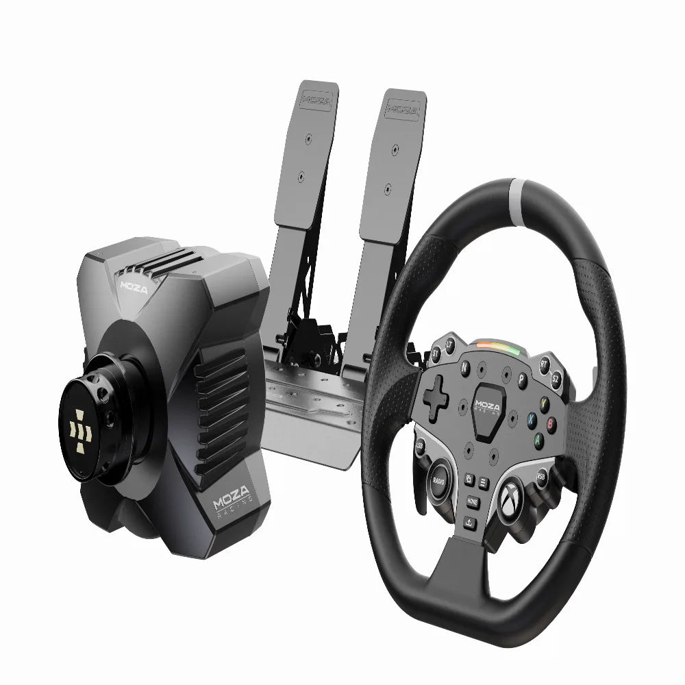 Волан MOZA R3 Bundle R3 Base + ES Wheel + SR-P Lite Double + R3 Table Clamp за PC и Xbox - Image 2