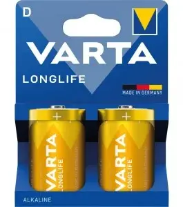 Varta Alcaline batter. R20(typeD)longlife