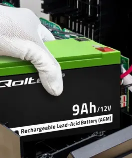 Qoltec Gel battery | 12V | 9Ah | Max.90A | AGM