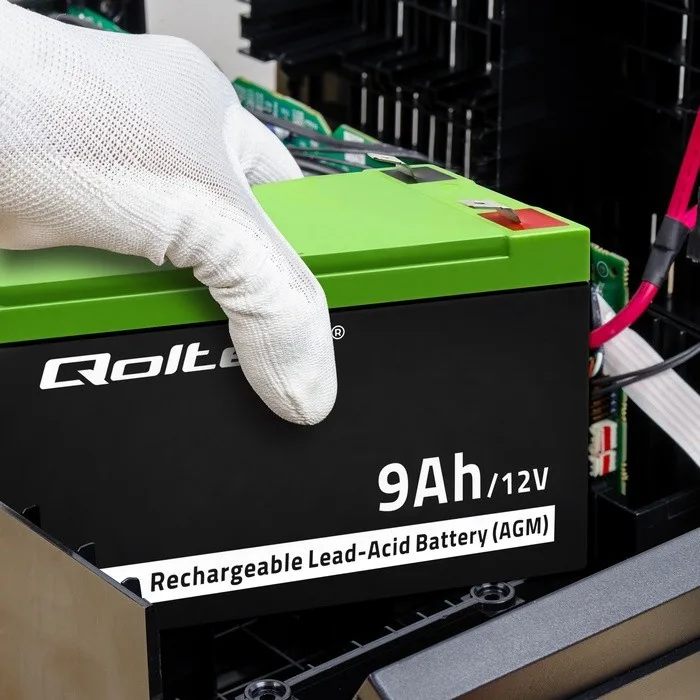 Qoltec Gel battery | 12V | 9Ah | Max.90A | AGM - Image 9