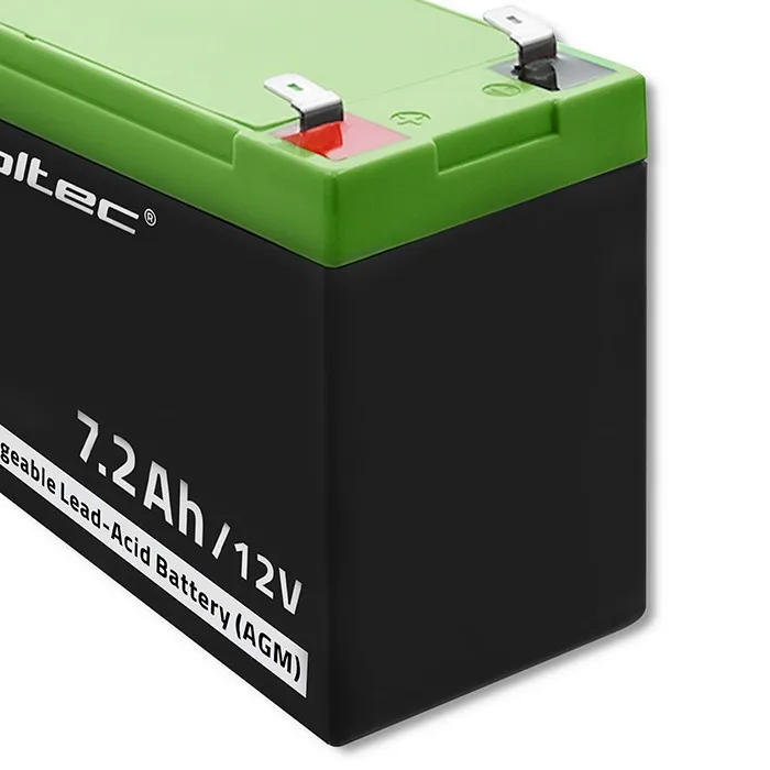 Qoltec AGM battery 12V 7.2Ah, max. 108A - Image 7