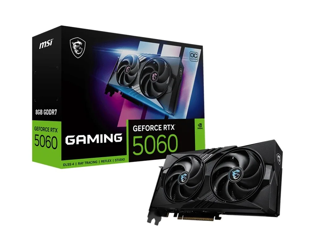 MSI видео карта GeForce RTX 5060 8G GAMING OC