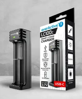 everActive BATTERIES зарядно LI-ION USB-C LC100C