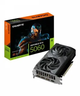 Gigabyte видео карта GeForce RTX 5060 WINDFORCE MAX OC 8G GDDR7 3DP/HDMI