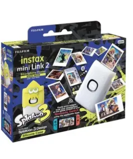 Alternative view of Fujifilm Instax Mini Link 2 Special Edition Nintendo (Clay бял, Splatoon 3)