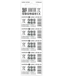Alternative view от everActive ALKALINE BATTERY LR44 B LISTER 5 PCS.