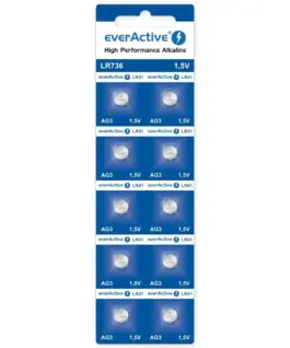 everActive ALKALINE MINI BATTERIES AG3 BLISTER 10 PCS.