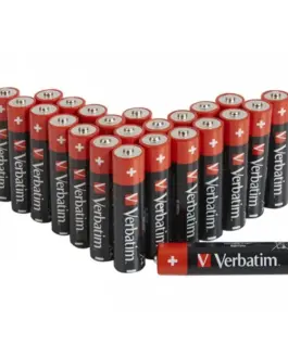 Alternative view от Verbatim Alkaline Batteries AA / LR06 24-pack 49505