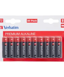 Verbatim Alkaline Batteries AA/LR06 20-pack 49877