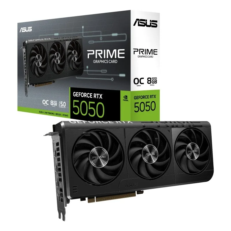 Asus видео карта GeForce RTX 5050 PRIME 8G OC GDDR6 128BIT DP/HDMI