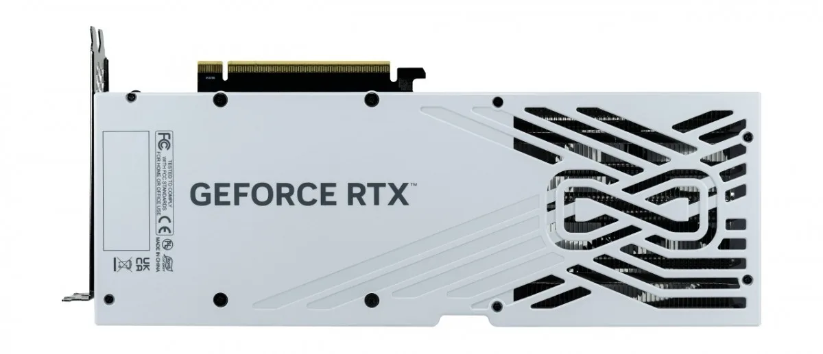 Palit видео карта GeForce RTX 5070 бял OC 12GB GDDR7 192bit 3DP/HDMI - Image 4