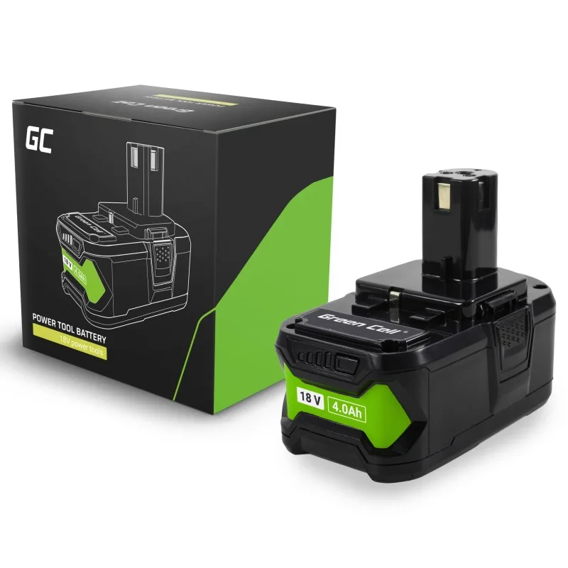 Green Cell Powertool battery Ryobi ONE+ 18V 4Ah - Image 2
