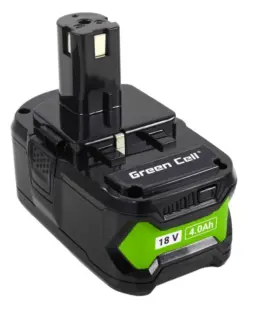 Green Cell Powertool battery Ryobi ONE+ 18V 4Ah