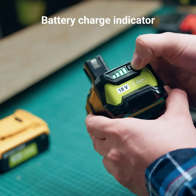 Green Cell Powertool battery Ryobi ONE+ 18V 4Ah - Image 3