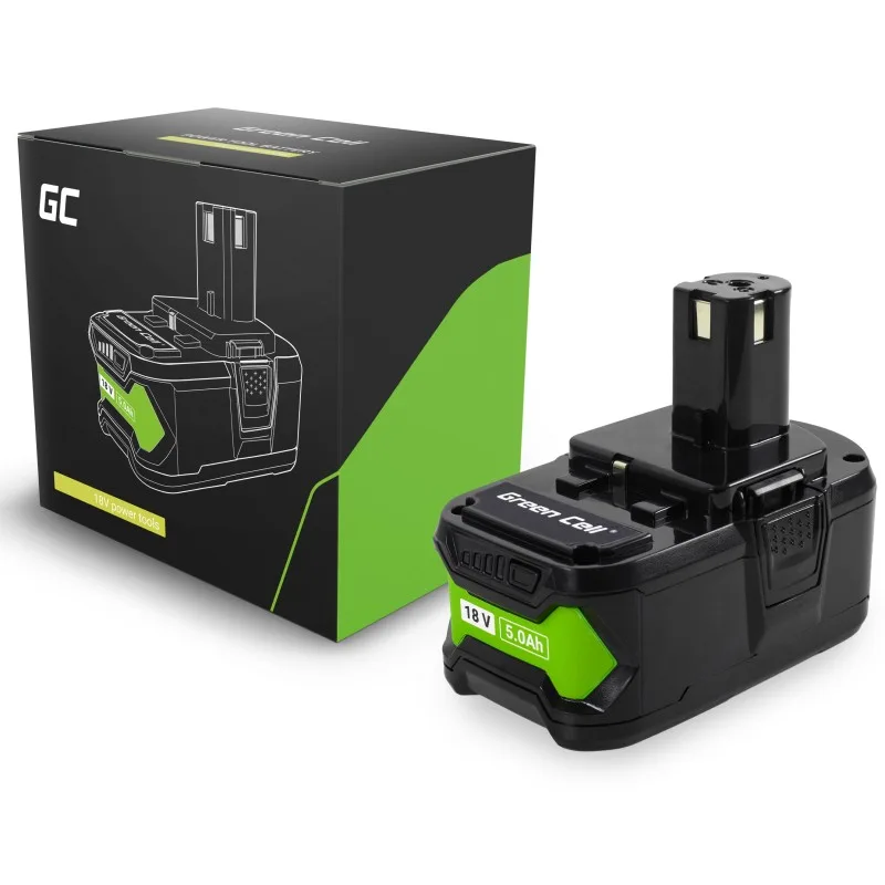 Green Cell Powertool battery Ryobi ONE+ 18V 5Ah - Image 2
