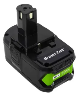 Green Cell Powertool battery Ryobi ONE+ 18V 5Ah