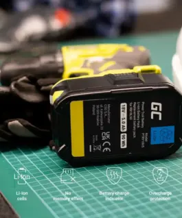 Green Cell Powertool battery Ryobi ONE+ 18V 5Ah