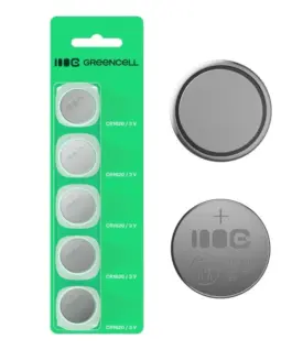 Alternative view от Green Cell зелен Cell Button battery 5x CR1620