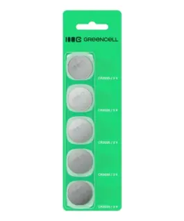 Green Cell Button battery 5x CR2025