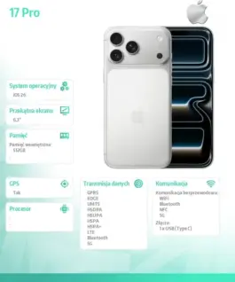 Apple iPhone 17 PRO Silver 512GB