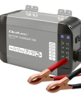 Qoltec зарядно for LiFePO4 AGM GEL SLA batteries 10A