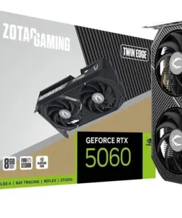ZOTAC видео карта GeForce RTX 5060 TWIN EDGE 8GB GDDR7 128bit 3DP/HDMI