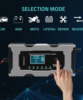 Alternative view от Qoltec зарядно 12V 10A with repair function for AGM