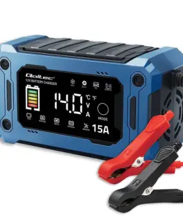Qoltec зарядно 12V 15A for AGM GEL LiFePO4 LCD