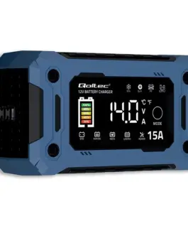 Qoltec зарядно 12V 15A for AGM GEL LiFePO4 LCD