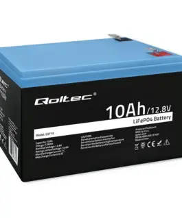 Qoltec LiFePO4 battery 10Ah 12.8V 128Wh BMS