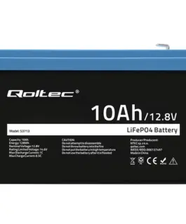 Qoltec LiFePO4 battery 10Ah 12.8V 128Wh BMS