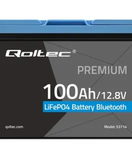 Qoltec LiFePO4 battery 12.8V 100Ah 1280Wh BMS