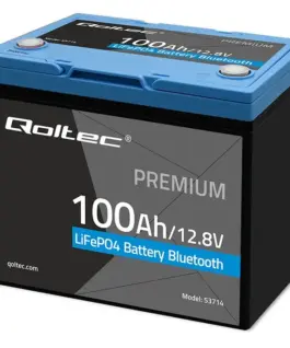 Qoltec LiFePO4 battery 12.8V 100Ah 1280Wh BMS