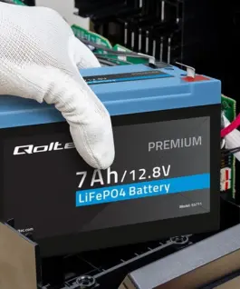 Qoltec LiFePO4 battery 12.8V 7Ah