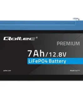 Qoltec LiFePO4 battery 12.8V 7Ah