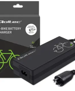 Qoltec зарядно for ebike 36V 42V 2A Bosch 3Pin plug