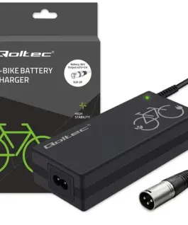 Qoltec зарядно for ebike 36V 42V 2A 3P XLR 18mm